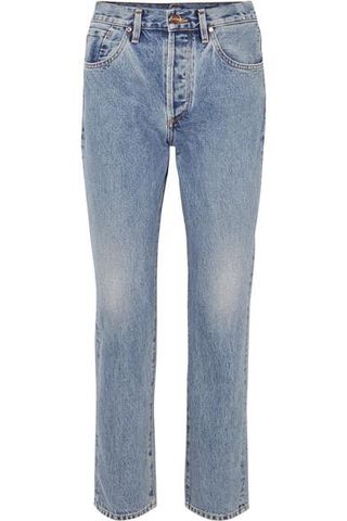 Goldsign + Benefit High-rise Straight-leg Jeans