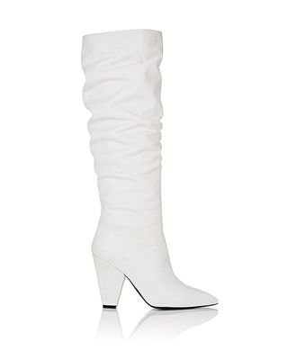 Barneys New York + Leather Slouchy Knee Boots