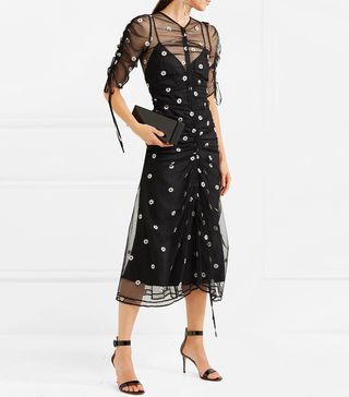 Alice McCall + Garden Party Embroidered Tulle Midi Dress