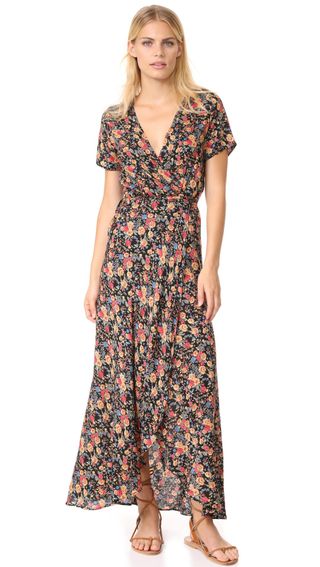 One by Auguste + ONE by Wild Rose Maxi Wrap Dress
