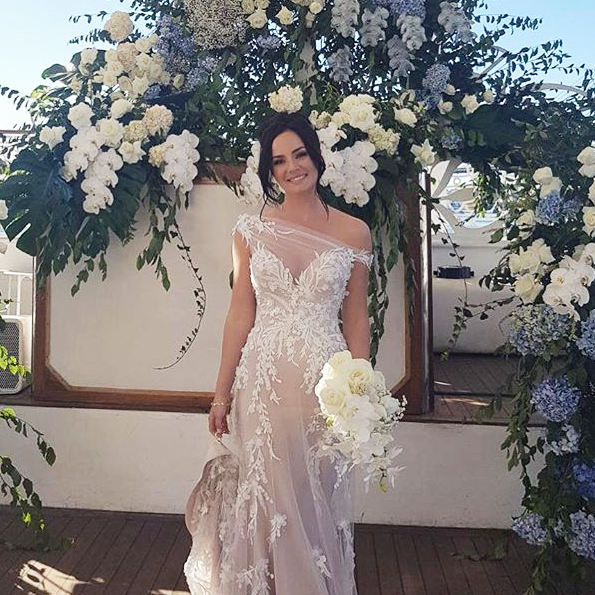 Chloe Morello s Wedding Dress Featured a Detail You Missed Who