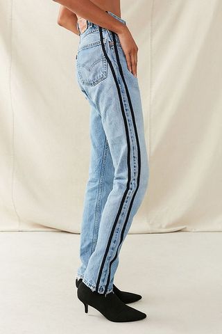 Urban Rewnewal + Recycled Double Knit Striped Levi’s Jean