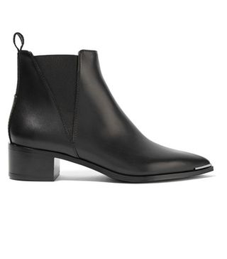 Acne + Jensen Leather Ankle Boots