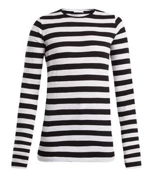 Raey + Long-Sleeved Striped Slubby Cotton-Jersey T-Shirt