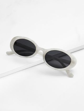 Shein + Two Tone Cat Eye Sunglasses