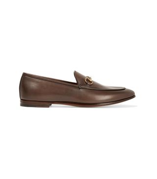 Gucci + Jordaan Horsebit-detailed Leather Loafers