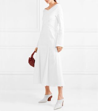 Beaufille + Prima Stretch Linen-Blend Dress