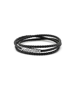 David Yurman + Chevron Triple-Wrap Bracelet
