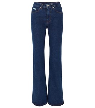 Alexa Chung + High-Rise Flared Jeans