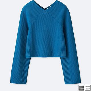 Uniqlo U + Cotton Cashmere Raglan Sleeve Sweater