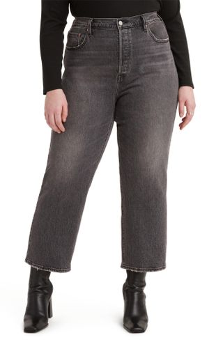 Levi's + High Waist Straight Leg Ankle Jeans