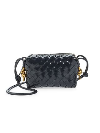 Bottega Veneta + Mini Loop Intrecciato Leather Camera Bag