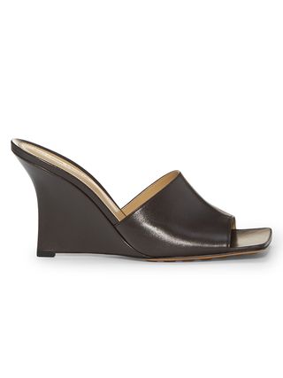 Bottega Veneta + Stretch Slide Wedge Sandals