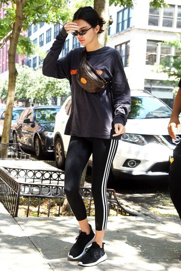 The Shirts Celebrities Wear With Leggings | Who What Wear