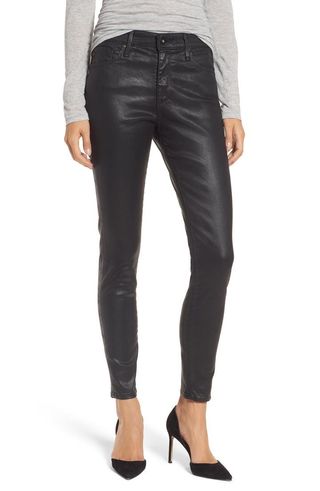 AG + Farrah High Waist Ankle Skinny Jeans