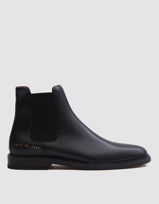 Common Projects + Chelsea Boot in Black Leather