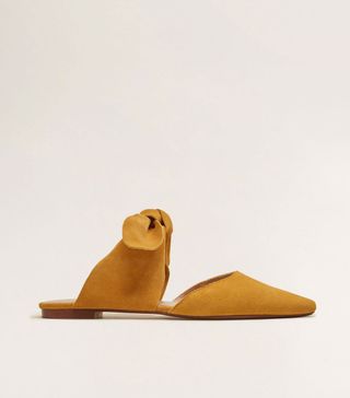 Mango + Bow Leather Shoes