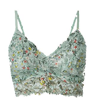 M&S + Printed Lace Non-Padded Bralet