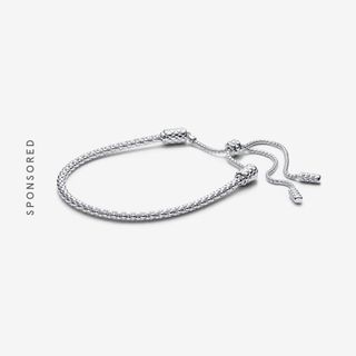 Pandora + Moments Studded Chain Slider Bracelet