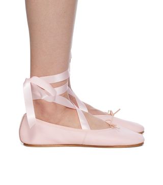 Repetto + Pink Sophia Ballerina Flats