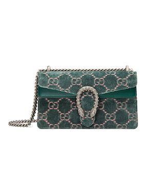 Gucci + Dionysus GG Velvet Small Shoulder Bag