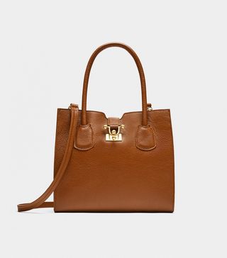 Zara + Leather Mini City Bag