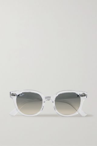 Ray-Ban + Round-Frame Acetate Sunglasses