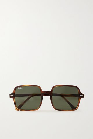 Ray-Ban + Square-Frame Tortoiseshell Acetate Sunglasses