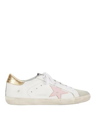 Golden Goose + Superstar Pink Star Low-Top Sneakers