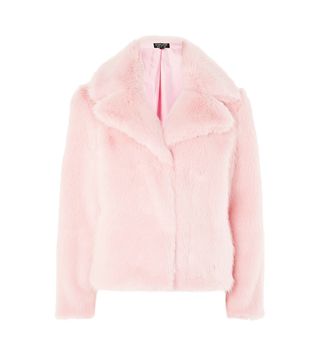 Topshop + Camilla Luxe Faux Fur Jacket