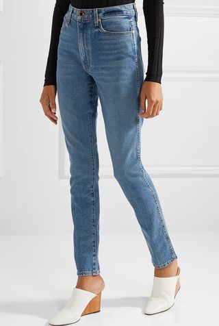 Khaite + Vanessa High-rise Skinny Jeans