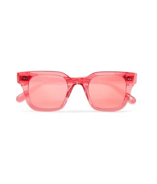 Chimi + Square-Frame Acetate Mirrored Sunglasses