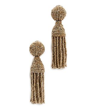 Oscar de la Renta + Classic Short Tassel Earrings