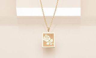Vrai & Oro + Rose Pendant Necklace