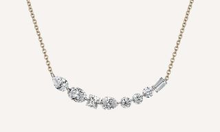 Ilana Ariel + Long Floating Diamonds Necklace