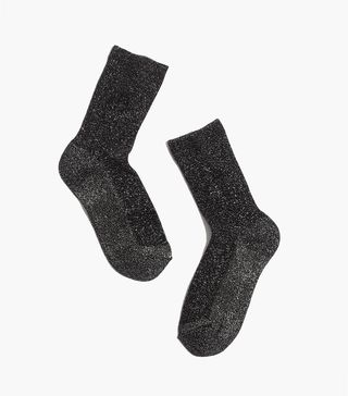 Madewell + Sheer Night Sparkle Trouser Socks