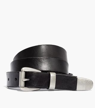 Madewell + Leather Three-Piece Belt