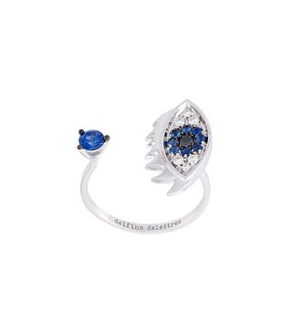 Delfina Delettrez + Eyes on Me Piercing Diamonds and Sapphires Ring