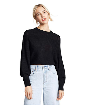 Line & Dot + Iris Cropped Sweater