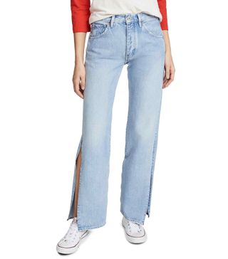 Levi's + LMC x Shopbop Split Arrow Wide Leg Jeans