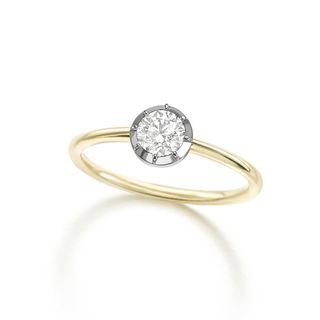 Jessica McCormack + Signature Button Back Ring 0.40ct