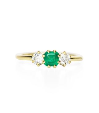 ILA + Gramo Emerald And Diamond Ring
