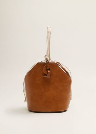 Mango + Wood Detail Bag