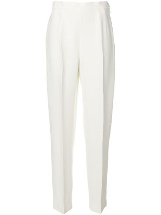Moschino Vintage + High-Waist Tailored Trousers