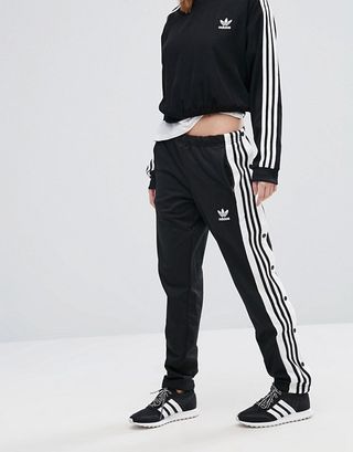 Adidas + Popper Track Pant In Black