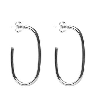 Argento Vivo Sterling Silver + U-Shape Hoop Earrings