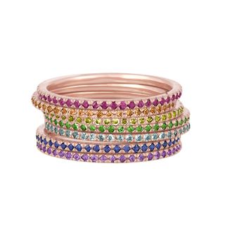 Eriness Jewelry + Rainbow Stack Bands