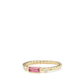 David Yurman + Novella Ring in Pink Tourmaline With Diamonds