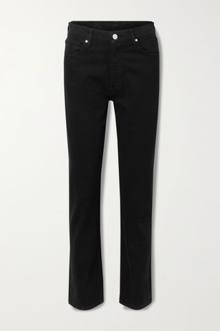 Goldsign + The Benefit High-Rise Straight-Leg Jeans