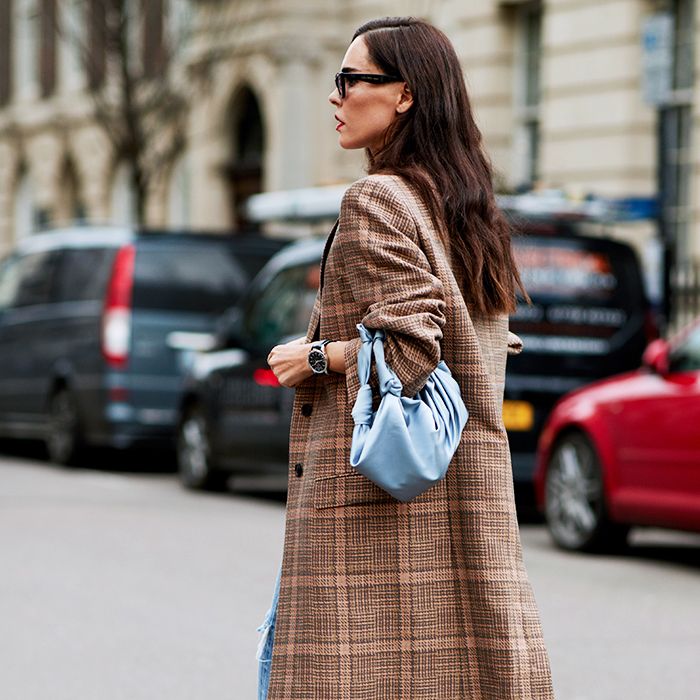 The Checked Coat Trend Is Saving Us From the Cold Who What Wear